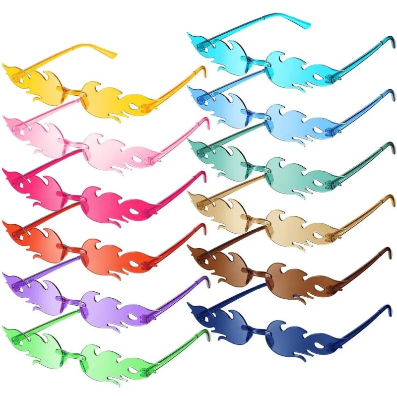 Designer Sunglasses - Kacamata Hitam Api Flame Wanita Desainer