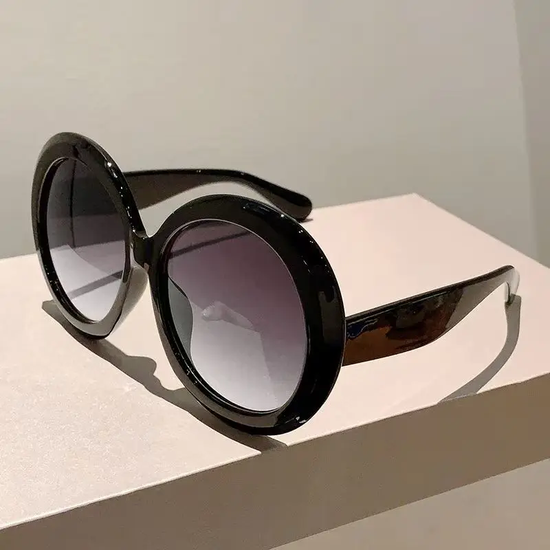 Designer Sunglasses - Kacamata Hitam Bulat Ukuran Besar untuk