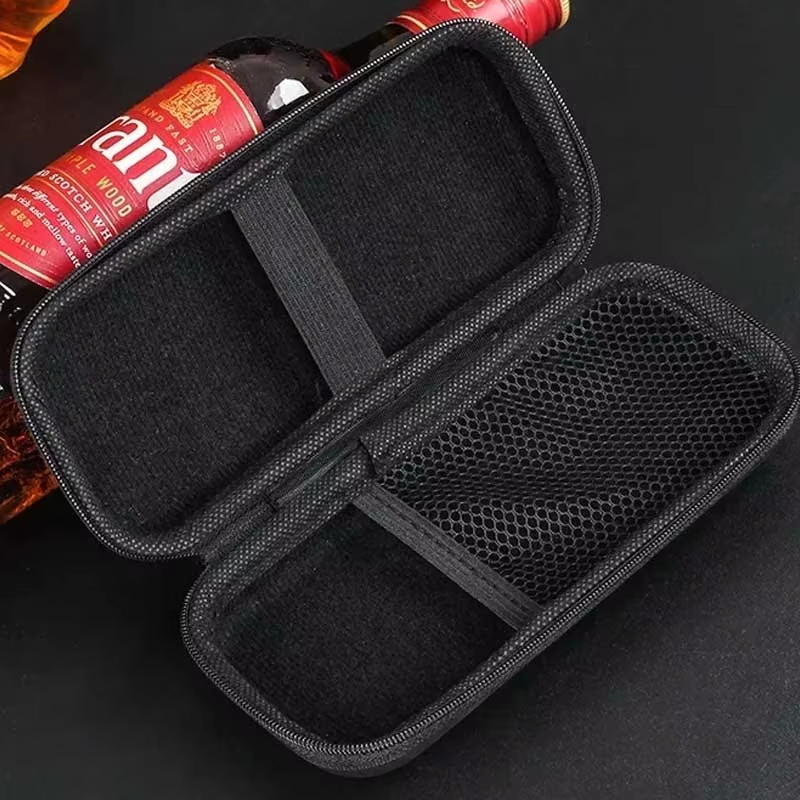 Premium Cigar Case - Kotak Cerutu Portabel 6 Buah, Tas