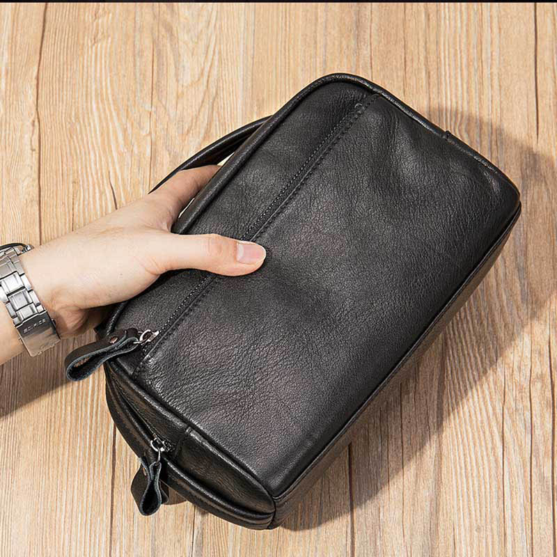 Leather Wallet Men - Luufan Tas Clutch Pria Dompet Pria