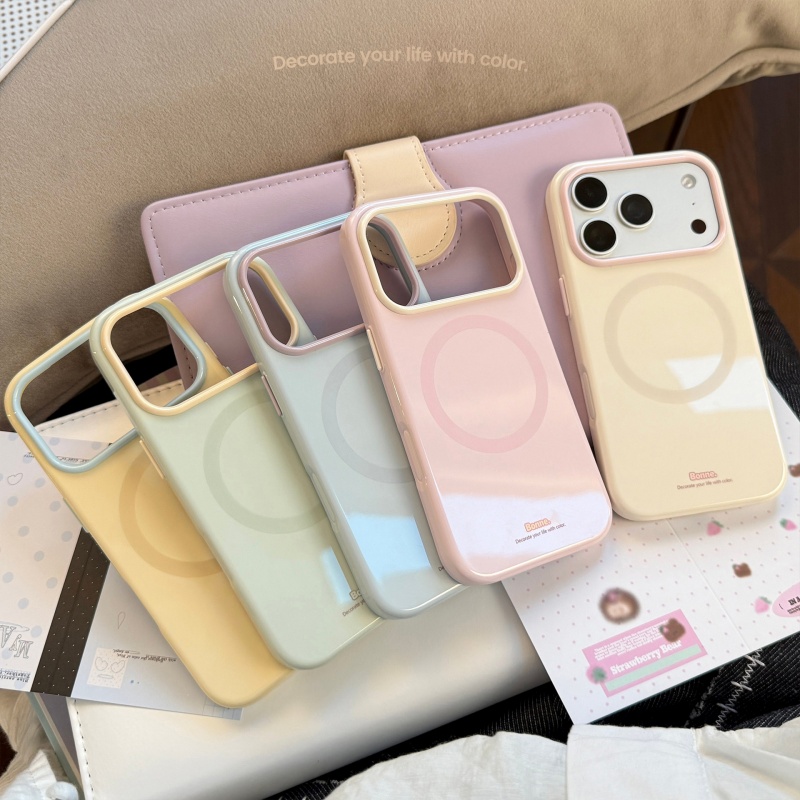 Premium Cigar Case - Casing Ponsel Magnetik Warna Kontras Lucu