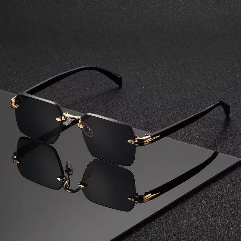 Kacamata Hitam Tanpa Bingkai,  - Sunglasses Uv400 ulasan dan harga