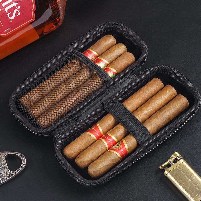 Kotak Cerutu Portabel 6 Buah,  - Premium Cigar Case ulasan dan harga