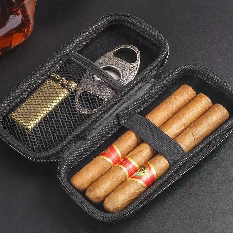 Kotak Cerutu Portabel 6 Buah,  - Premium Cigar Case ulasan dan harga