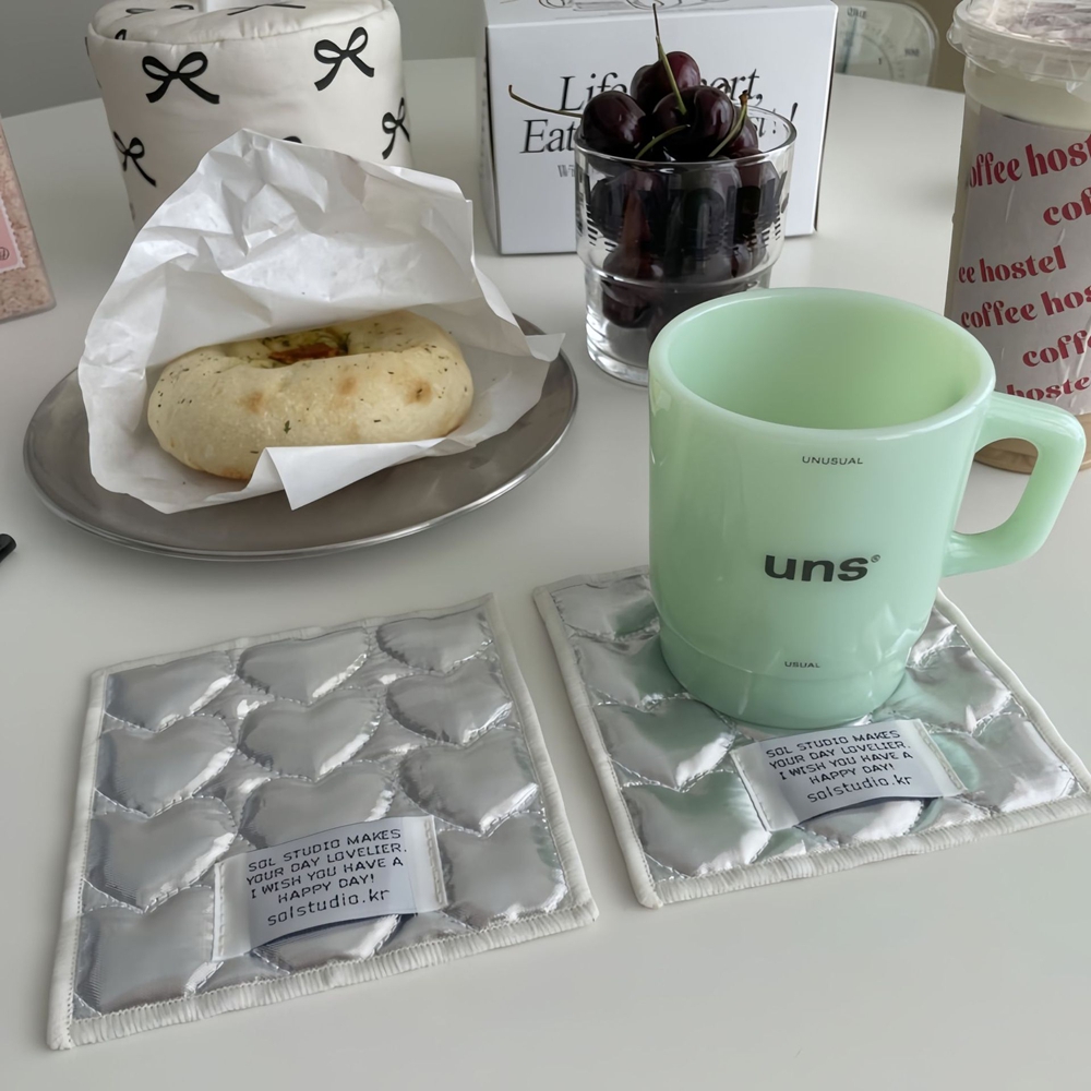 Alas Meja Korea Bergaya Ins, P - Marble Coaster Set ulasan dan harga