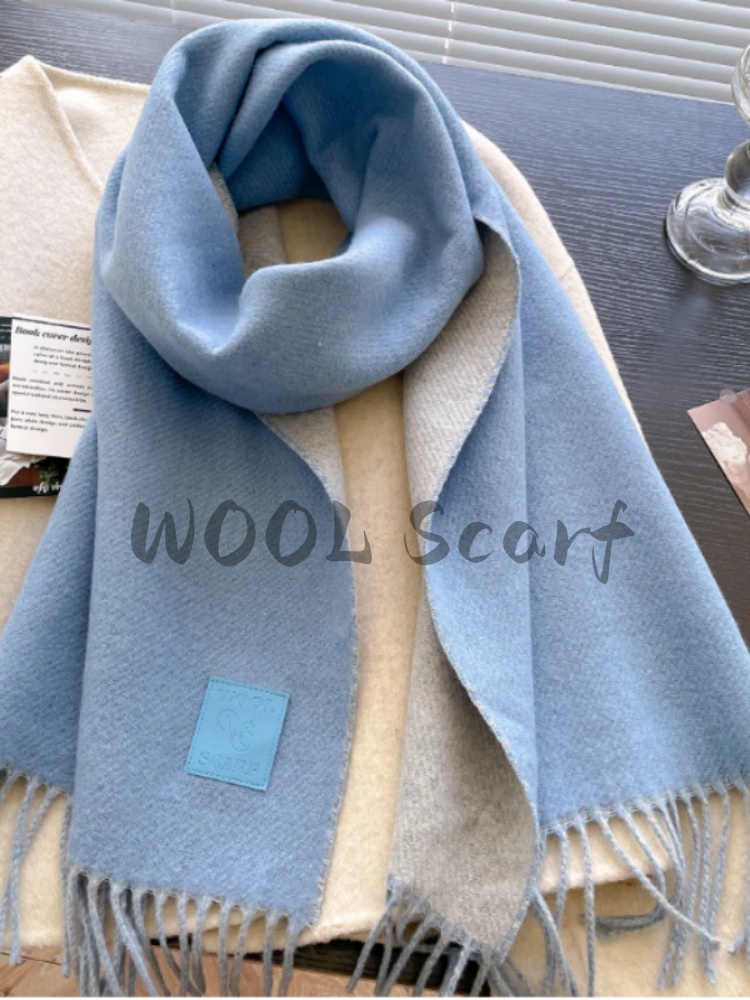 Syal Wol Musim Dingin Tebal Ha - Cashmere Scarf ulasan dan harga