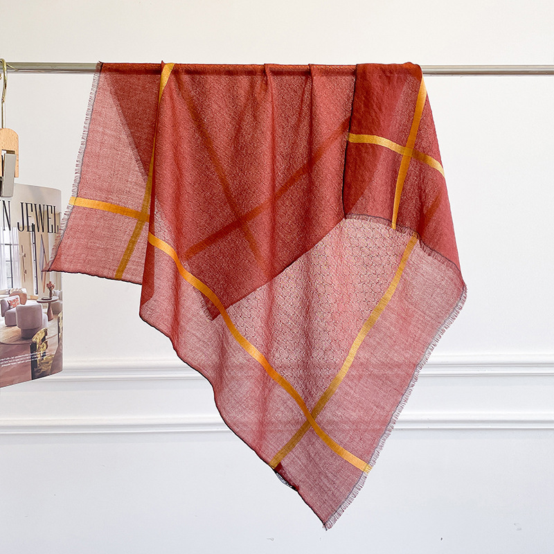 100% PURE CASHMERE Selendang P - Cashmere Scarf ulasan dan harga