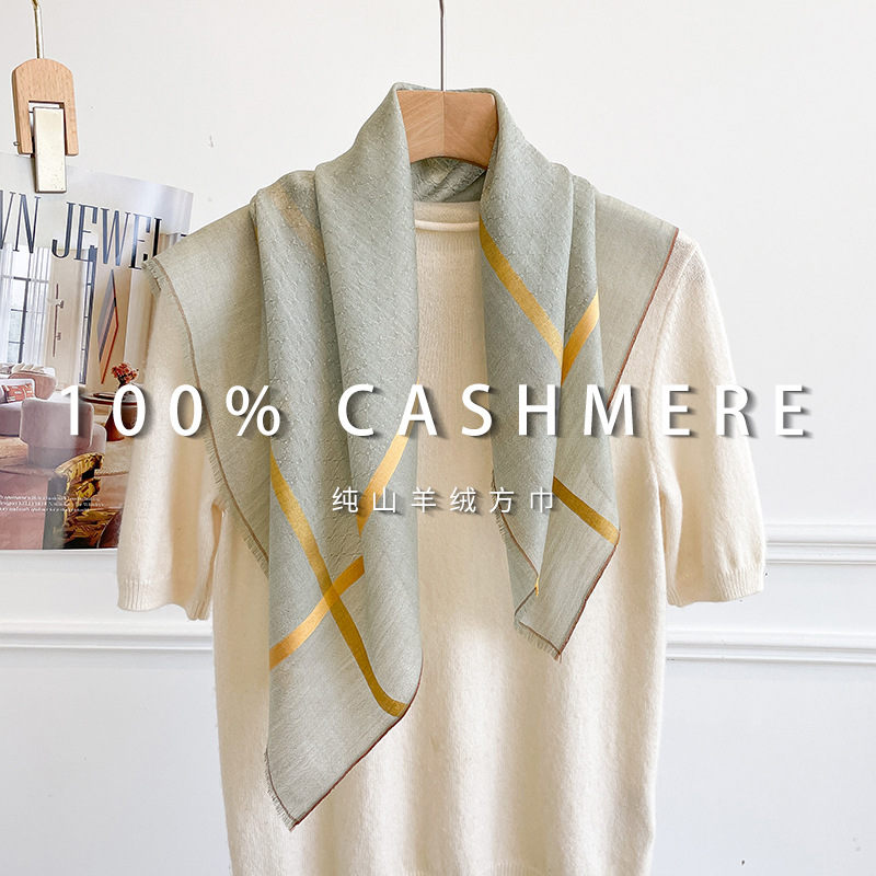 100% PURE CASHMERE Selendang P - Cashmere Scarf ulasan dan harga