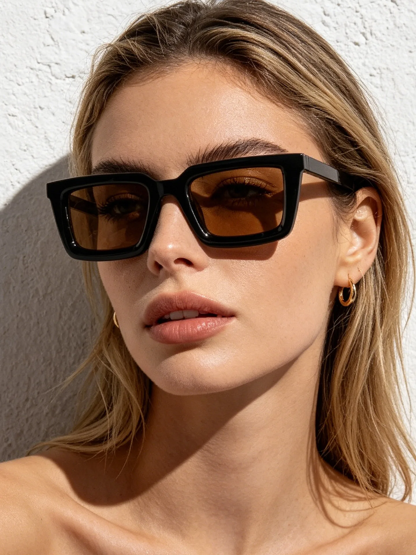 Kacamata Hitam Persegi Panjang - Designer Sunglasses ulasan dan harga
