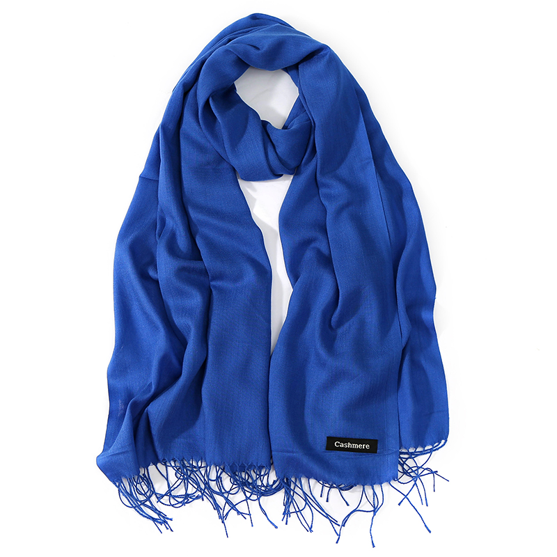 Syal Wanita 2020 Warna Polos M - Cashmere Scarf ulasan dan harga