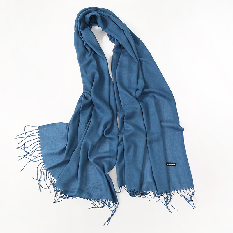 Syal Wanita 2020 Warna Polos M - Cashmere Scarf ulasan dan harga