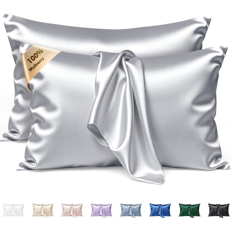 2 buah sarung bantal sutra mur - Silk Pillowcase ulasan dan harga