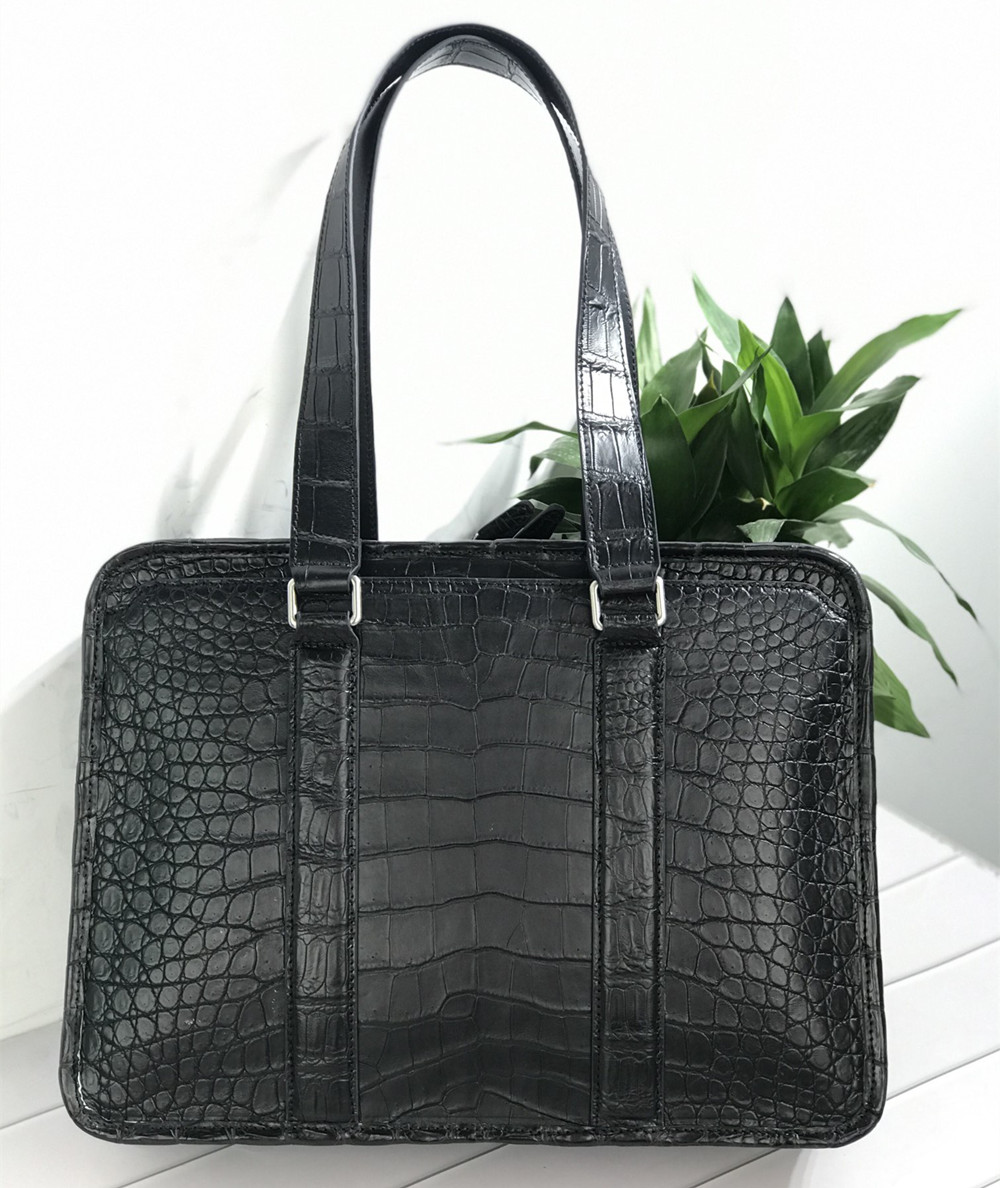 Tas Laptop Kulit Buaya Baru Ta - Leather Briefcase ulasan dan harga