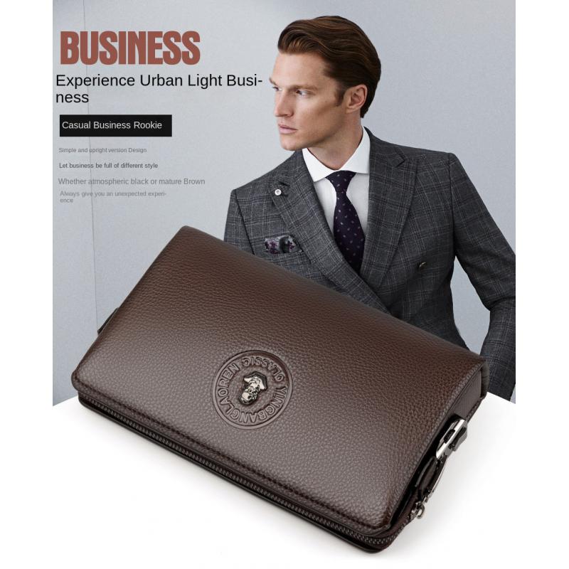 Dompet Panjang Pria Kantong Po - Leather Wallet Men ulasan dan harga