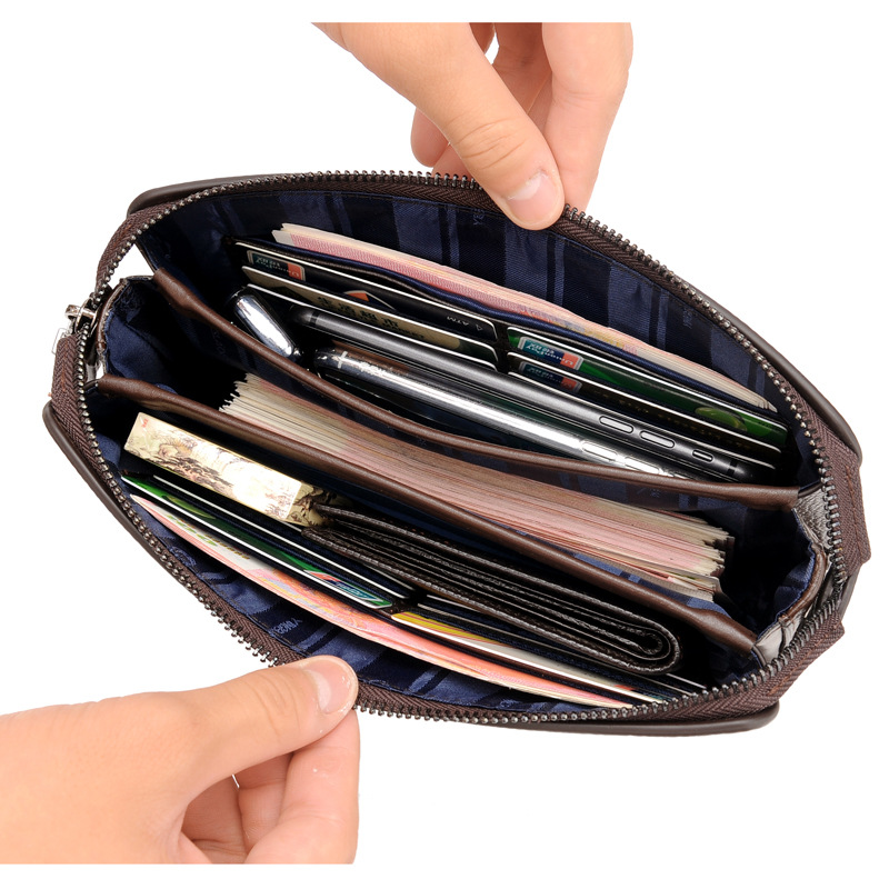 Dompet Panjang Pria Kantong Po - Leather Wallet Men ulasan dan harga