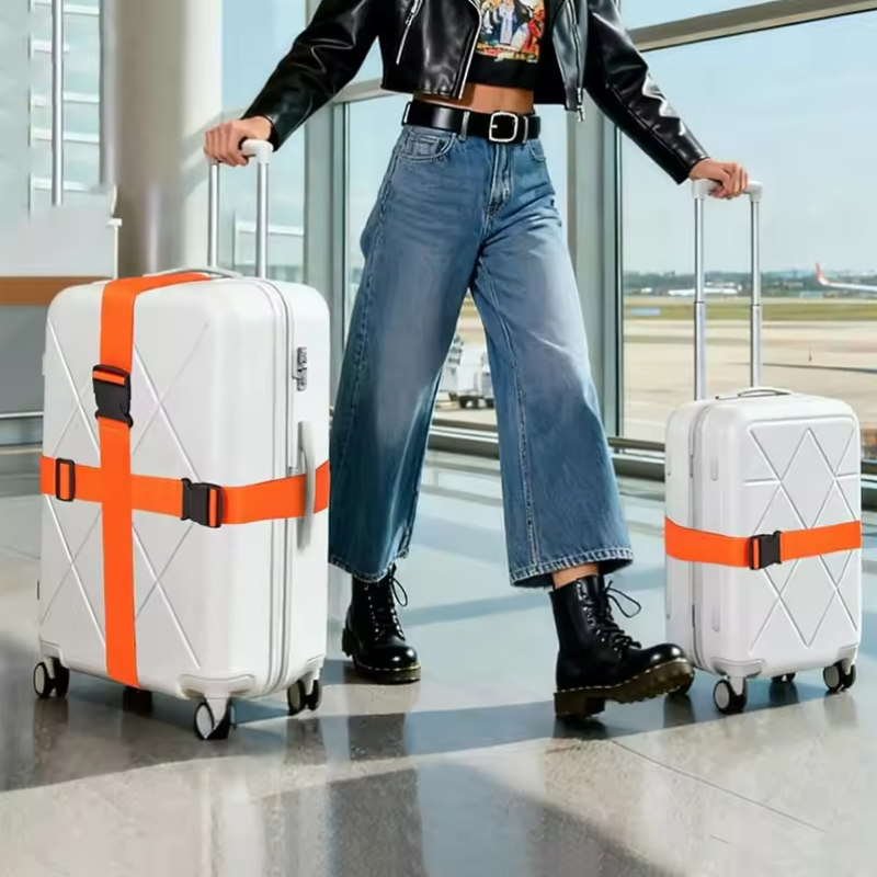 4 Set Tali Pengikat Bagasi, Ta - Travel Luggage Set ulasan dan harga
